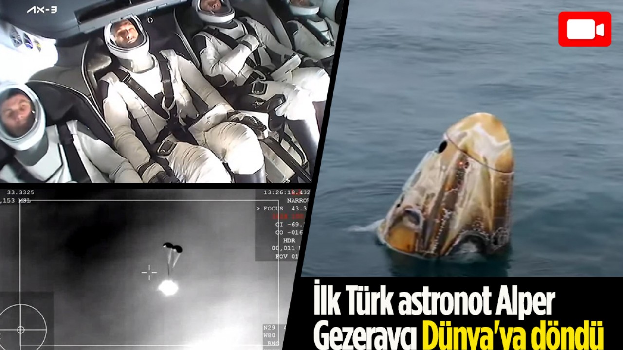 İlk Türk astronot Alper Gezeravcı, Dünya'ya döndü