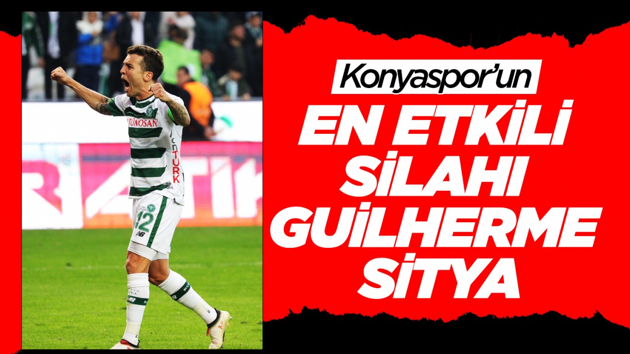 Konyaspor’un en etkili silahı Guilherme Sitya