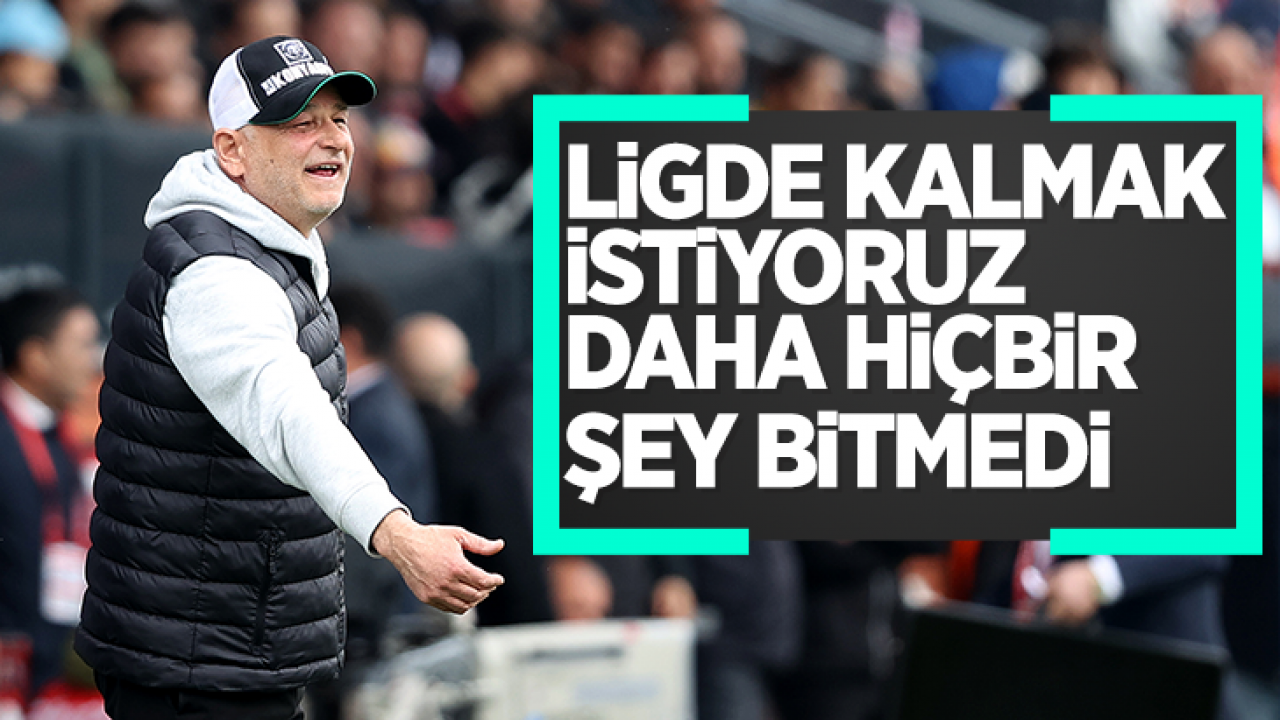 Konyaspor Teknik Direktörü Fahrudin Ömerovic: 