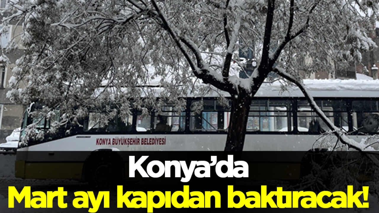 Konya'da mart ayı kapıdan baktıracak! Kar yağışı geri geliyor