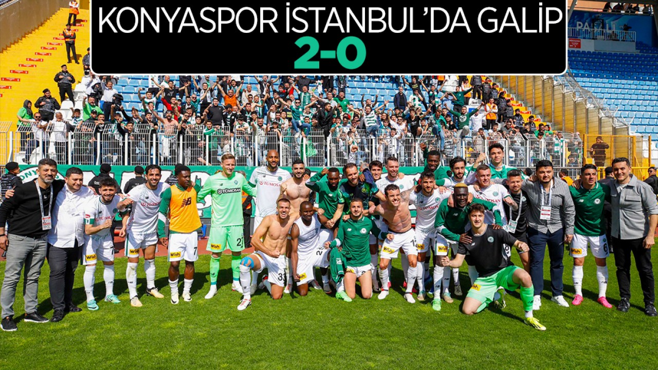 Konyaspor, İstanbul’da galip: 0-2 