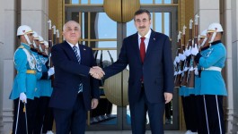 Cumhurbaşkanı Yardımcısı Yılmaz, Azerbaycan Başbakanı Asadov ile bir araya geldi