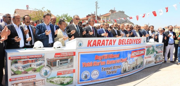 Beyt’ül Hikmet Cami ve Kur’an Kursu’nun temeli atıldı