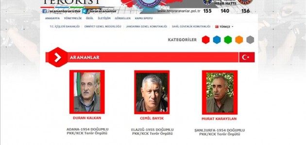 ABD’den PKK elebaşları hakkında bilgi verene ödül