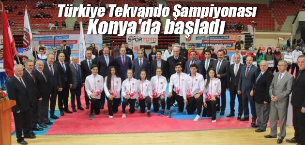 Türkiye Tekvando Şampiyonası Konya’da başladı