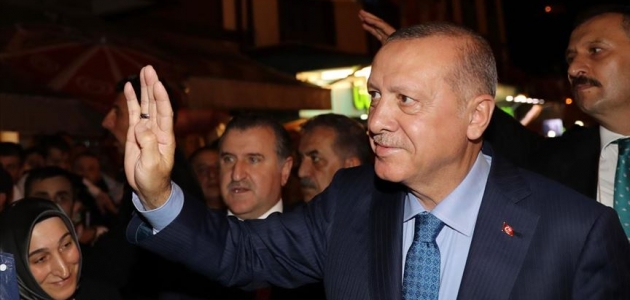 Cumhurbaşkanı Erdoğan Güneysu’da