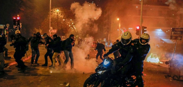 Atina’da polis şiddeti protestosu: 1 yaralı, 5 gözaltı