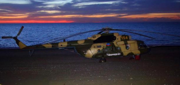  Azerbaycan'a ait askeri helikopter Giresun'a zorunlu iniş yaptı