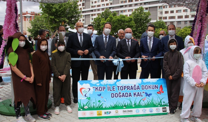 Konya’da “KOP ile Toprağa Dokun Doğada Kal Projesi“nin açılış töreni yapıldı