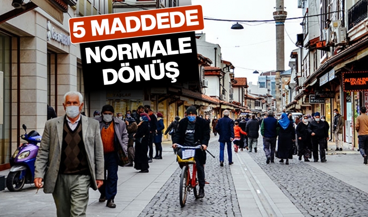 5 maddede normale dönüş