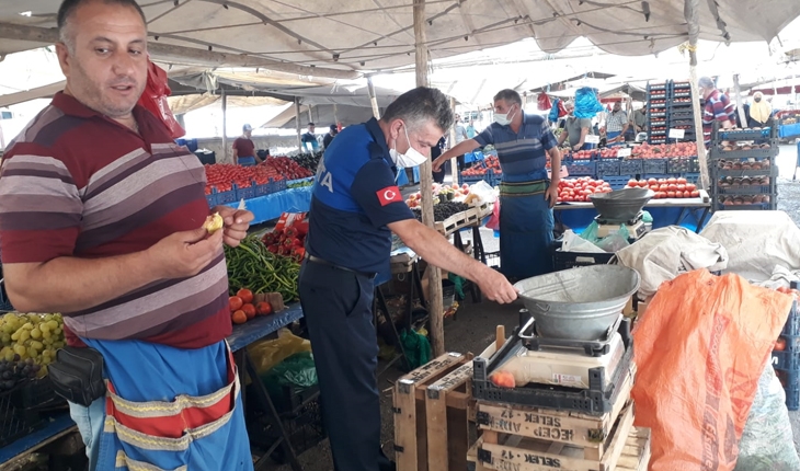 Seydişehir’de zabıta ekipleri pazar denetimlerini sürdürüyor