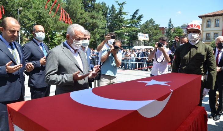 Şehit Muhammed Öztürk son yolculuğuna uğurladı