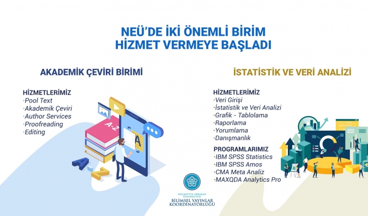 NEÜ’de iki önemli birim hizmet vermeye başladı