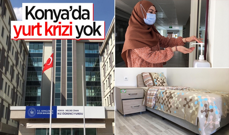 Konya’da yurt krizi yok