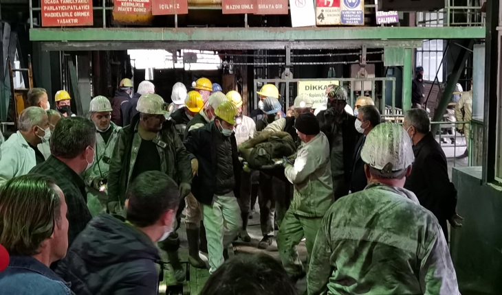 Maden işçisi göçükten 5 saat sonra sağ kurtarıldı
