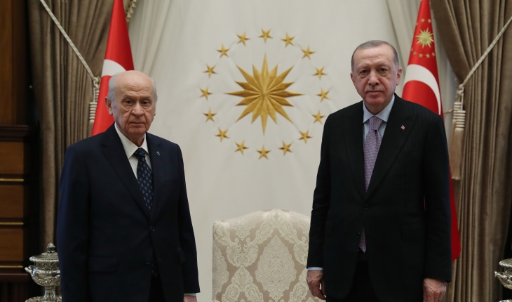 Cumhurbaşkanı Erdoğan Bahçeli ile görüştü