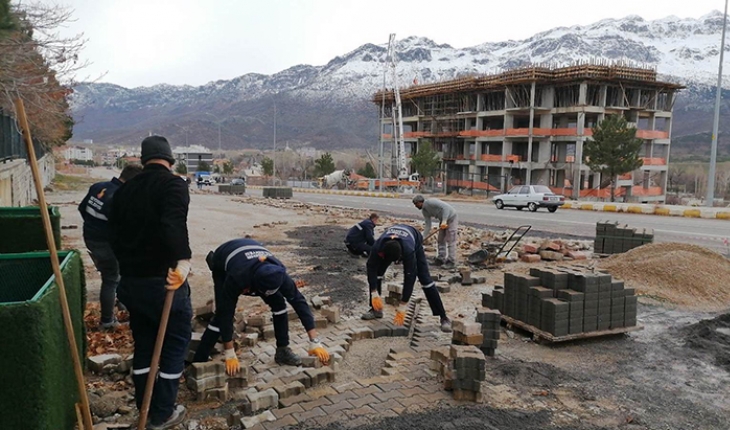 Seydişehir’de  sokak iyileştirme çalışmaları sürüyor