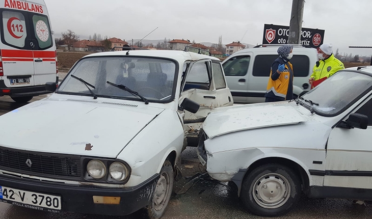 Ereğli’de meydana gelen kazada 3 kişi yaralandı