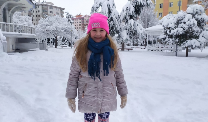 Konya’dan kar manzaraları