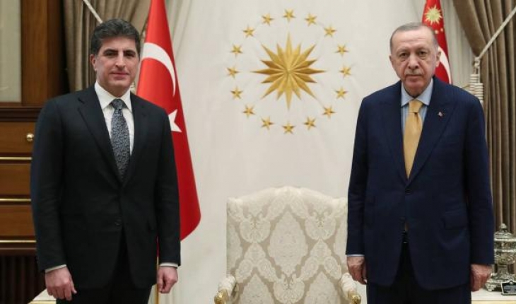 Cumhurbaşkanı Erdoğan, Neçirvan Barzani’yi kabul etti