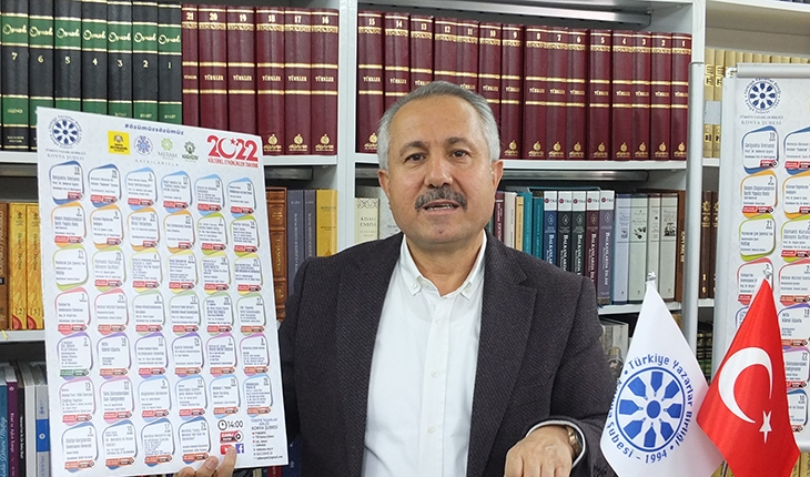 TYB Konya Şubesi 2022 Yılı takvimi açıkladı