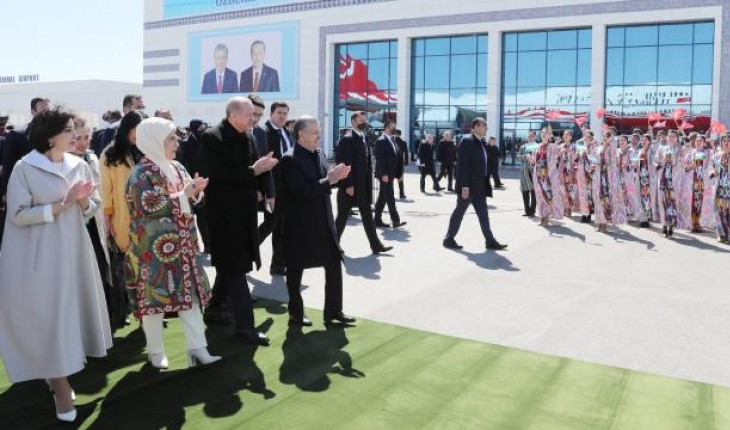 Cumhurbaşkanı Erdoğan kadim Türk İslam şehirlerinden Hive’yi ziyaret etti