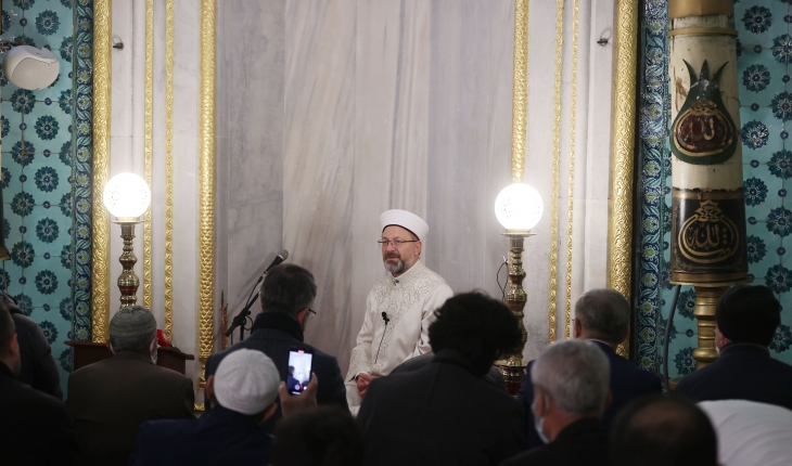 Diyanet İşleri Başkanı Erbaş: Teravih, Ramazan ayına has bir namazdır