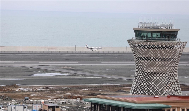 Rize-Artvin Havalimanı’nda test uçuşu yapıldı