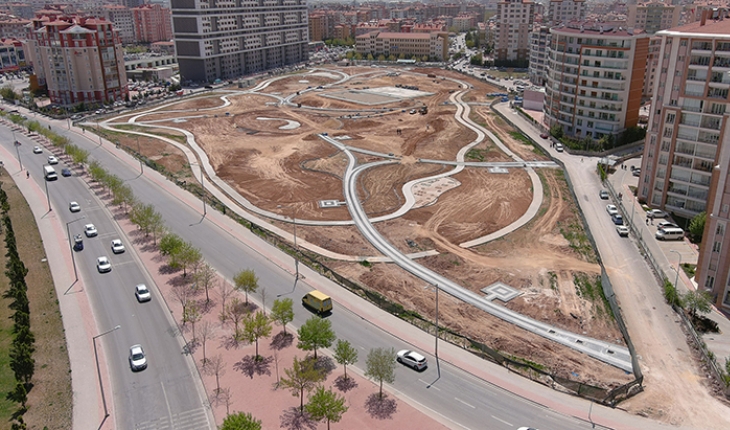 Konya Büyükşehir yeni bir park inşa ediyor