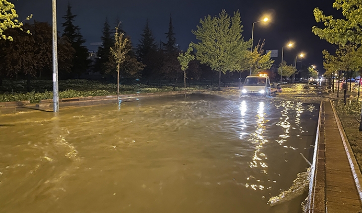 Konya’da sağanak etkili oldu