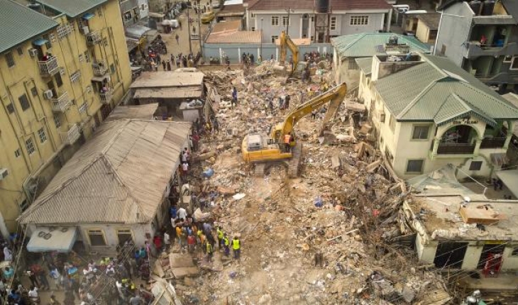 Nijerya’da çöken binada ölenlerin sayısı 10’a çıktı