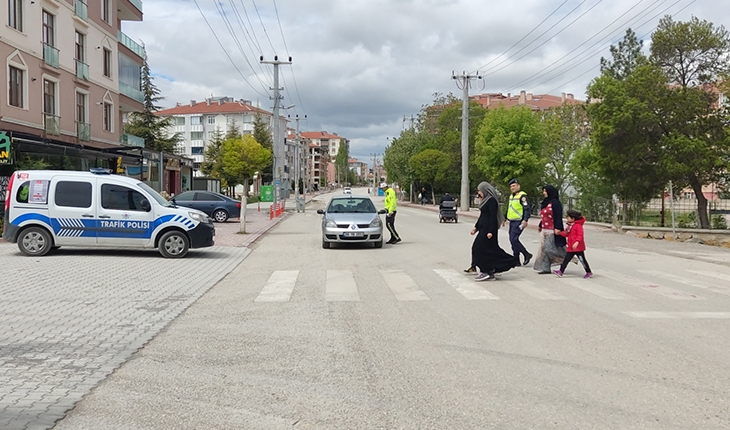 Kulu'da ’Yayalar İçin 5 Adımda Güvenli Trafik’ Uygulaması