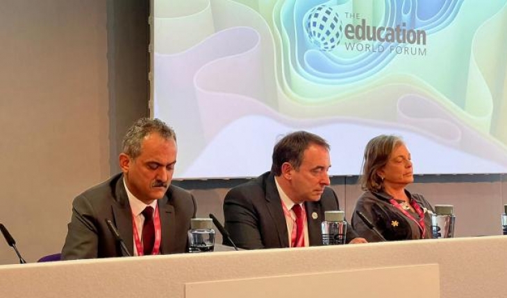 Bakan Özer, Dünya Eğitim Forumu'na katıldı