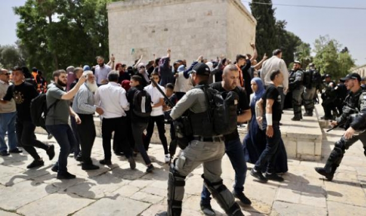 Kudüste 'Bayrak Yürüyüşü' provokasyonu