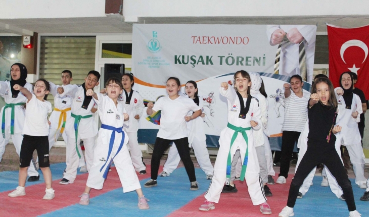 Selçuklu diriliş gençliğinde taekwondo sertifika töreni 