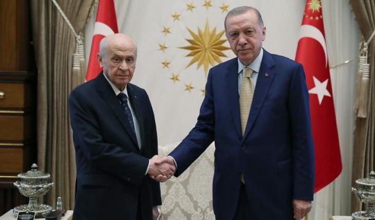 Cumhurbaşkanı Erdoğan, Bahçeli ile görüştü