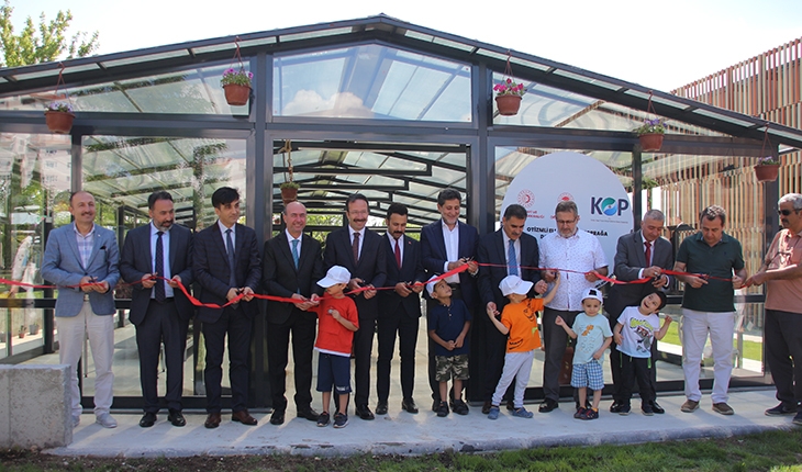 Konya’da otizmli bireylerin tedavisine katkı için kurulan “SOBE Sera“ açıldı