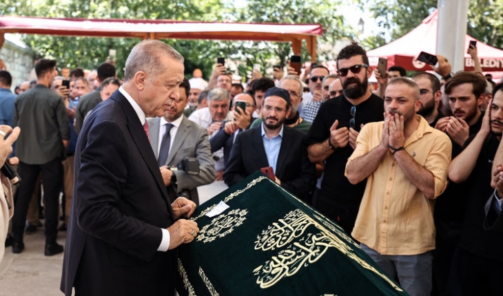 Cumhurbaşkanı Erdoğan, Mehmet Nimet Kaya’nın cenaze törenine katıldı