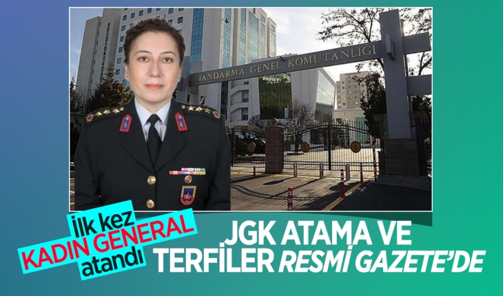 Cumhurbaşkanı Erdoğan imzaladı! İlk kez kadın general ataması yapıldı
