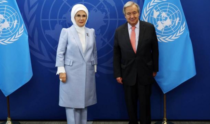 Emine Erdoğan ve Guterres ’Sıfır Atık Projesi’ için iyi niyet beyanı imzaladı