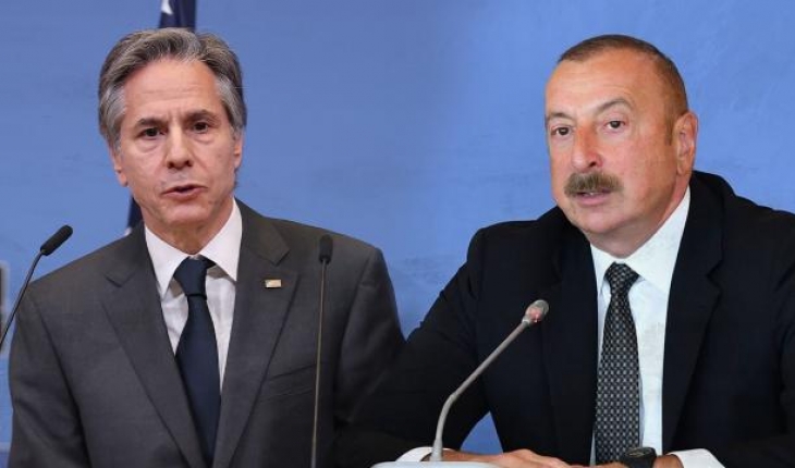 Blinken, Aliyev’le Azerbaycan-Ermenistan arasındaki doğrudan görüşmeleri konuştu