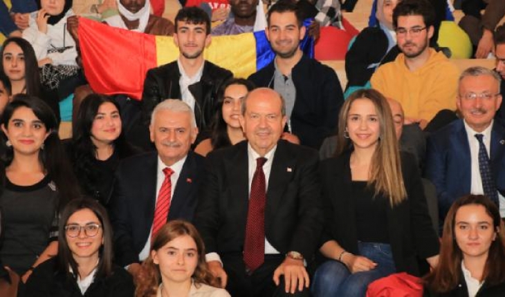 KKTC Cumhurbaşkanı Tatar Erzincan'da gençlerle buluştu