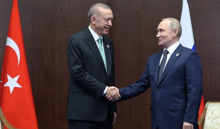 Cumhurbaşkanı Erdoğan, Putin ile bir araya geldi