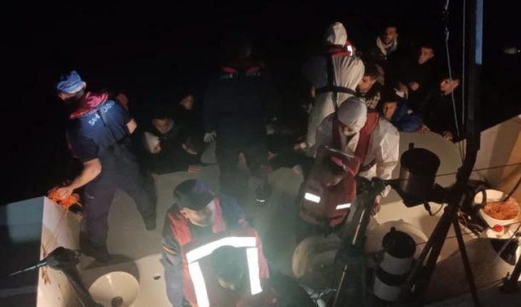 51 düzensiz göçmeni Sahil Güvenlik kurtardı