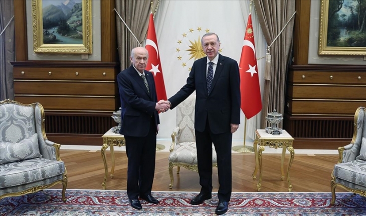 Cumhurbaşkanı Erdoğan, Bahçeli ile görüştü