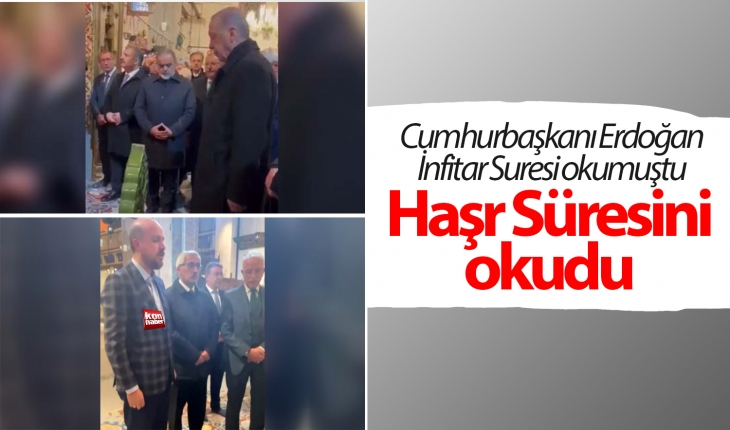 Bilal Erdoğan Hz. Mevlana’nın kabri başında Haşr Süresini okudu