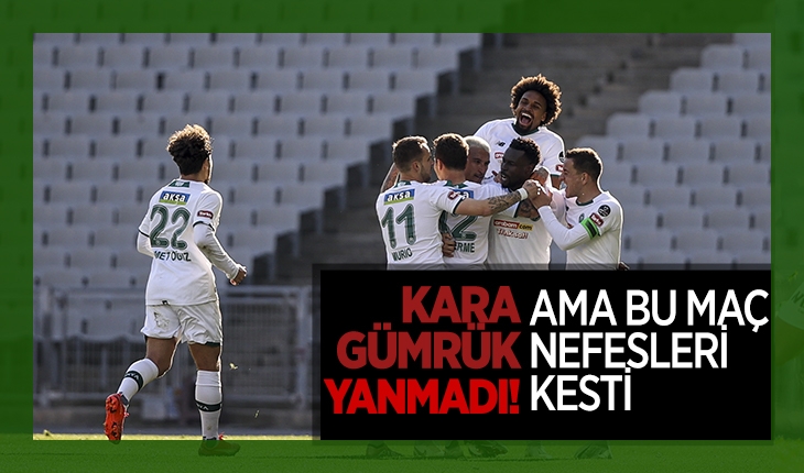 Konyaspor deplasmanda Fatih Karagümrük ile berabere kaldı