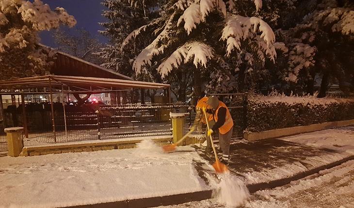 Akşehir’de ekipler seferber oldu