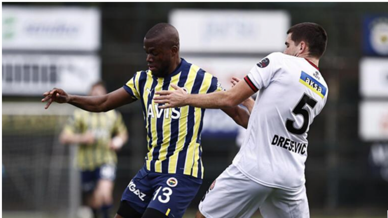 Fenerbahçe hazırlık maçında Fatih Karagümrük'ü mağlup etti