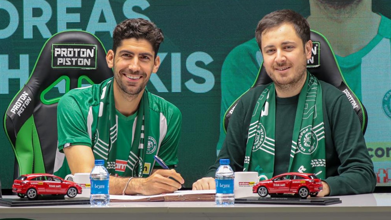 Konyaspor’da ara transferin dikkat çeken ismi Andreas Bouchalakis oldu